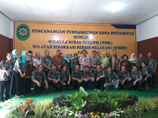 Pencanangan Pembangunan Zona Integritas Pengadilan Negeri Sidoarjo Kelas 1A Khusus